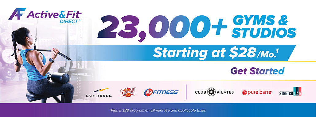 Active and fit summer promo banner