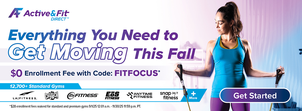 Active and Fit Direct promotional banner